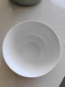 京东京造 碗盘餐具整套 碗具套装乔迁之喜陶瓷 纯白骨瓷 饭碗4.5英寸*6 实拍图