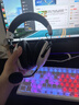 惠普（HP）GH20Pro无线游戏耳机头戴式7.1环绕音效电竞吃鸡三角洲FPS游戏听声辨位适用暗影精灵 无线版熊猫白 实拍图