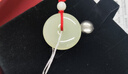 周六福（ZLF）  和田玉吊坠男女款莹润和田白玉平安扣玉坠生日礼物 平安扣手绳-女款 实拍图