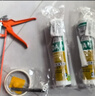 瓦克（WACKER）瓦克DA防霉玻璃胶马桶防水密封胶美容胶厨卫封边胶白色+透明组合 实拍图