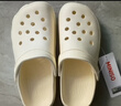 名创优品（MINISO）洞洞鞋女夏季外穿沙滩凉鞋防滑厚底踩屎感脚包头凉拖鞋骨白36-37 实拍图