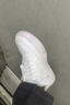 特步板鞋男鞋运动鞋夏季空军一号百搭小白鞋透气耐磨防滑黑色休闲鞋女 特步白【男款透气网孔】 41 脚长25.5cm( 新法码41) 实拍图