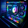 玩嘉棱镜8Pro ARGB风扇 黑色反叶 机箱散热12CM风扇神光同步5V3针ARGB PWM温控调速 实拍图