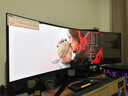 HKC 49英寸三星OLED曲面5K 240Hz超宽带鱼屏HDR400硬件低蓝光Type-C90W电竞旋转升降显示器GS49UK 实拍图