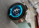 华为【520送礼优选送女友】HUAWEI WATCH 5 42mm基础款不锈钢表壳极光绿氟橡胶表带X-TAP智感窗 实拍图