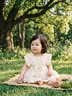 兰咖小熊（Lan Ka xiao xiong）兰咖小熊婴幼儿宝宝爬爬服外出服女孩洋气连衣裙宝宝公主裙子纱裙 栀子花开-法式蕾丝婴儿连衣裙 含帽子 66cm （0-6个月宝宝） 实拍图