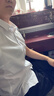 浪莎白衬衫短袖女夏季薄款宽松通勤职业西装衬衫女装气质正装白色衬衣 实拍图