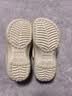 卡骆驰（CROCS）白鹿同款云朵洞洞鞋|206750 骨白色-2Y2 35(220mm) 实拍图