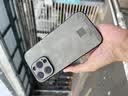 世咏（SHIYONG）适用苹果13手机壳 iphone13保护套镜头全包超薄防摔轻奢羊巴皮简约创意国风小羊皮男女款 灰色 实拍图