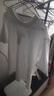 【京东直采】重磅纯棉 圆领短袖男款t恤衣服女士t恤服装真5折专场 白色（短袖） 2XL （140-155斤） 实拍图