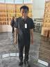 京东京造【秒出门】男士休闲裤子夏季男款新款西裤男裤直筒抗皱 黑色 XL 实拍图