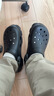 卡骆驰（CROCS）经典特林洞洞鞋男女同款拖鞋耐磨休闲鞋|206340 黑色-001 41 /42(260mm) 实拍图