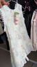 拉夏贝尔女童连衣裙2026新款宝宝公主刺绣裙子夏季无袖花苞背心 可爱泡泡裙 120 120建议身高110-120 实拍图