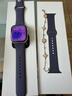 Apple/苹果WatchS11智能手表GPS款46毫米银色铝金属表壳雾紫色运动型表带S/M-联通补贴 实拍图