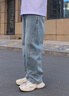 森马（Semir）森柔|牛仔裤男夏季复古纯棉工装裤微阔宽松直筒长裤103325124113 实拍图
