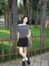 班尼路（Baleno）蛋糕半身裙女2026年夏季新款A字版梨型遮肉显瘦显高蓬蓬时尚短裙 实拍图
