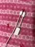 Apple/苹果 type-c/usb-c转lightning闪电转换器 旗舰店原装有线耳机转换器 充电/数据线传输/音频传输 实拍图