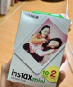 富士（FUJIFILM）【520礼物】 instax 3英寸立拍立得相机mini迷你相纸 一次成像胶片胶卷 3寸双包+相册*2+收纳盒+边框贴【含20张白边】 官方标配 实拍图