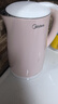 美的（Midea）【价保618】电热水壶烧水壶养生双层防烫0涂层食品级304不锈钢1500W快速沸腾1.7L大容量 HJ1705 实拍图