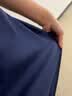 吴衣斯冰丝polo衫定制工作服印字logo文化广告衫工衣订做t恤聚会工服 600冰离子藏蓝色可定制 2XL 实拍图