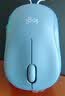 罗技（Logitech）M221 轻音鼠标 无线鼠标 办公鼠标 对称鼠标 带无线微型接收器 雾霭蓝 实拍图