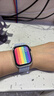 Apple/苹果 Watch S11 智能手表GPS款42毫米亮黑色铝金属表壳黑色运动型表带S/M MEU94CH/B情人节 实拍图