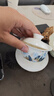 金镶玉陶瓷茶杯羊脂玉瓷泡茶碗三才盖碗功夫茶具白瓷多彩江山盖碗150ml 实拍图