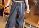 阿迪达斯（adidas）三叶草系列 女 3 S PARA PANT 梭织长裤 KF9615 黑色 M 实拍图