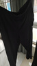 骆驼（CAMEL）冰感防晒运动裤女速干透气弹力休闲裤子 J25BARLG065 幻影黑 XXL 实拍图