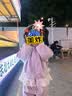 班喜迪女童裤子秋装2026新款洋气休闲长裤宝宝卫裤春秋季儿童公主喇叭裤 灰色 110 实拍图