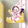 高小鹿 儿童身高尺墙贴3d立体测量仪宝宝量身高贴纸可移除卡通长颈鹿 宇航兔【超长尺旗舰版】0-183CM 实拍图