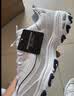 斯凯奇（Skechers）女鞋小白熊女士休闲鞋子厚底增高百搭运动软底老爹鞋女99999863 白色/海军蓝色/WNV 35 实拍图