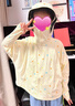 蕉下（beneunder）儿童防晒衣防晒服外套男女童凉感透气速干防晒AL11124涂鸦游戏140 实拍图