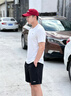 李宁（LI-NING）速干运动套装男夏季新款冰丝男士t恤短袖短裤跑步健身上衣运动服 白色【速干｜多处透气网孔 清爽不闷汗】 L 实拍图