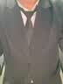 啄木鸟（TUCANO）西服西装男士四季款商务休闲职业正装伴郎服单西外套男装黑色 4XL 实拍图