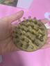 采药师牛角按摩梳绿檀木经络刷头皮部按摩器腹部小肚子肩颈椎520节礼物 实拍图