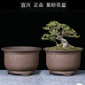 宜兴特大种树紫砂花盆绿萝盆景多肉种菜兰花盆圆口透气超大陶瓷盆 399小号两个 实拍图