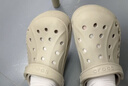 卡骆驰（CROCS）贝雅洞洞鞋男鞋女鞋轻便耐磨一脚蹬拖鞋休闲鞋百搭花园鞋|10126 卵石色-2V3 41 /42(260mm) 实拍图