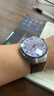 华为HUAWEI WATCH 5 46mm高端款航天级钛合金表壳木星棕素皮复合表带X-TAP智感窗eSIM 实拍图