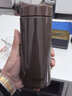 虎牌（TIGER）家居馆 茶滤网型不锈钢真空杯 家用办公茶滤网杯 480ML MCA-T48C 咖啡色TI 480ml 实拍图