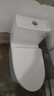 九牧（JOMOO）马桶 家用虹吸式马桶大冲力节水坐便器 防臭瞬冲 易洁抗菌马桶 行业爆款-升级无棱内壁11370-305坑 实拍图