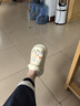 名创优品（MINISO）洞洞鞋男女夏季外穿凉鞋防滑厚底踩屎感包头凉拖鞋卡其色+海星 实拍图