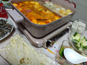 美的（Midea）电火锅鸳鸯锅电煮锅火锅专用锅多功能锅料理烤肉锅分体式多功能一体电锅0氟钛陶HGS352866S 实拍图