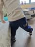 嘟嘟家【A类&防褪色】男童工装裤秋装儿童水洗软牛仔裤宝宝休闲裤子童装 牛仔蓝 120 实拍图