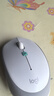 罗技（Logitech） M380 无线鼠标 无线2.4G 办公鼠标 百度AI智能语音输入打字翻译 家用办公型M380 珍珠白 实拍图