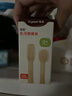 世喜婴儿牙刷0-1岁乳牙口腔舌苔清洁器早早刷2支婴幼儿软硅胶刷毛套装 实拍图