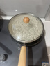 爱仕达陶瓷煎锅平底锅不粘锅家用早餐煎蛋牛排多用小炒锅燃气电磁通用 轻量不粘煎炒锅丨带盖丨 24cm 实拍图