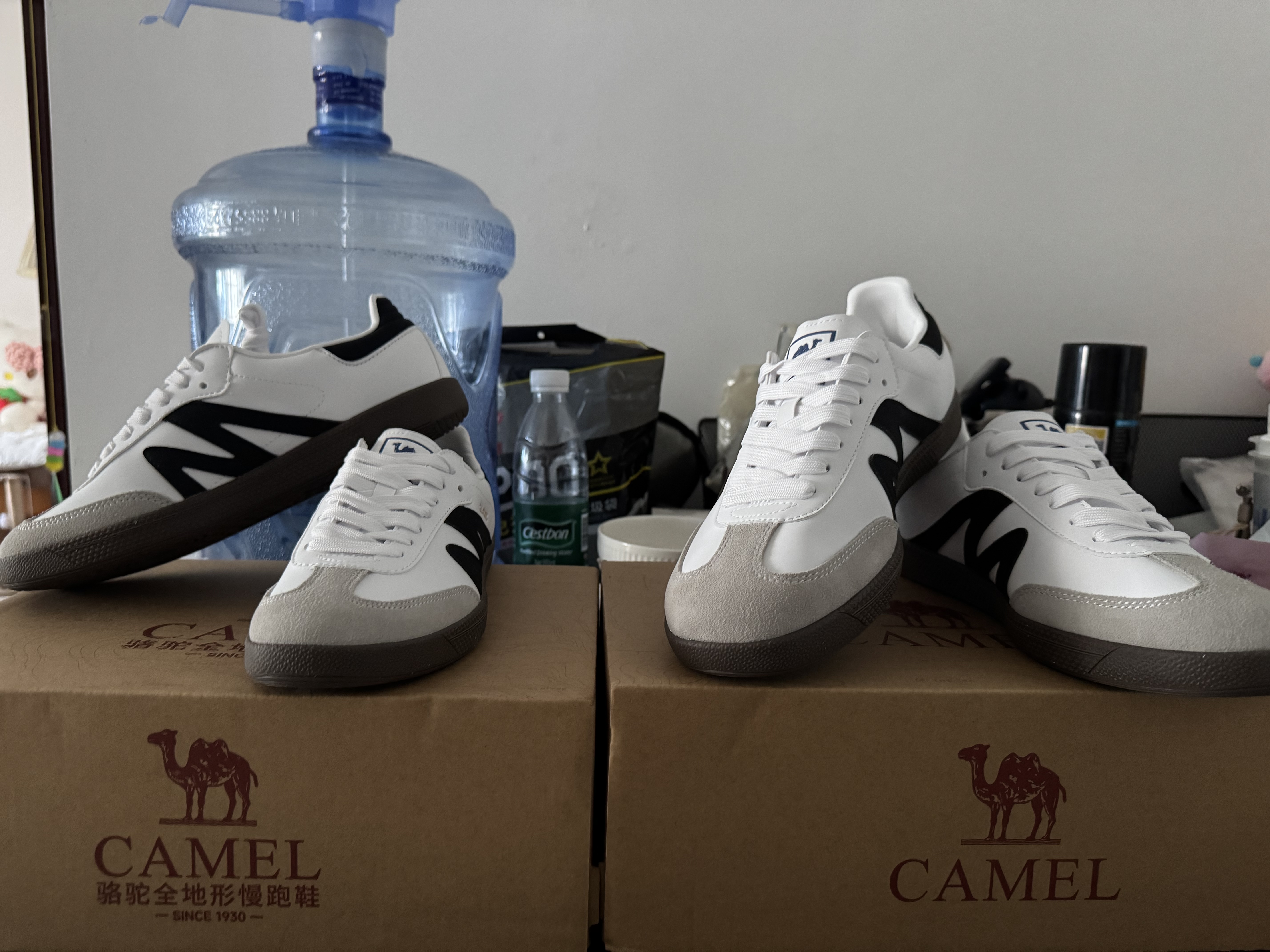 骆驼（CAMEL）流白|运动鞋男款秋季新品男鞋休闲百搭板鞋复古经典薄底德训鞋子 实拍图