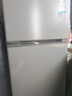 美的（Midea）112L两门小冰箱灰色双温小冰箱迷你家用宿舍租房灵活摆放节能低音深冷速冻 BCD-112CM 实拍图