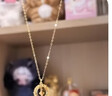 周六福18K黄金项链K金四叶草项链生日礼物送女友C0614120 40+5cm 实拍图
